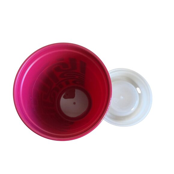 Starbucks 2013 Reusable Color Changing Candy Cane Holiday Coffee Hot Cup 16 Oz - Picture 4 of 4